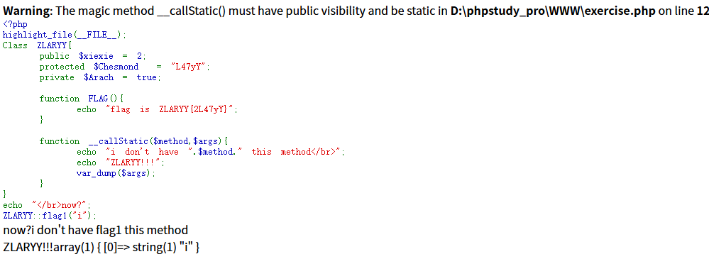 callstatic